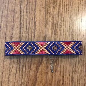 Beaded chocker.